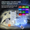 16 Colors Diamond Rose Crystal Touch Lamp