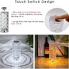 16 Colors Diamond Rose Crystal Touch Lamp