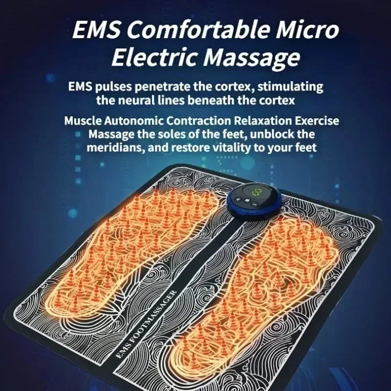 Electric EMS Foot Massager Pad