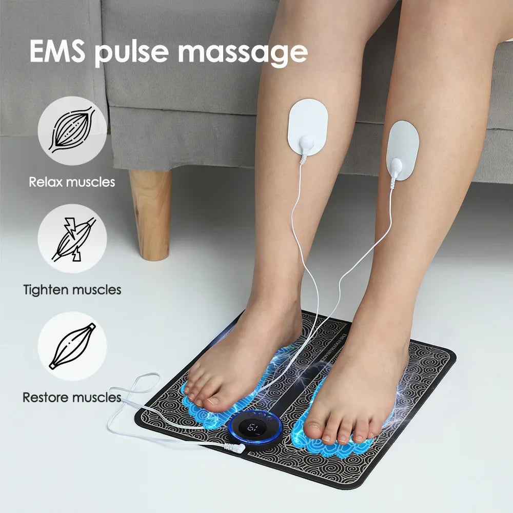 Electric EMS Foot Massager Pad